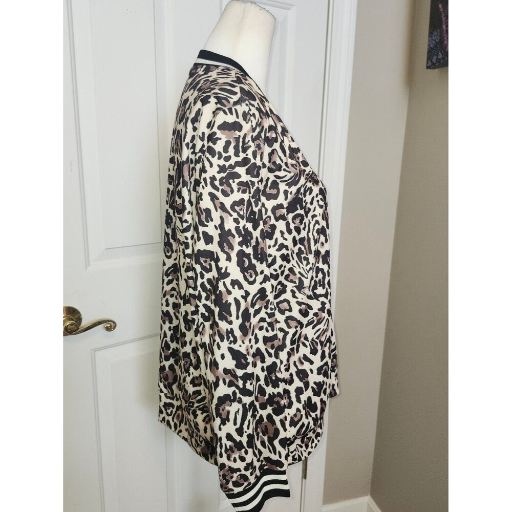 Bomber Jacket, Lightweight, Animal Print, Zip Up, Small - Picture 7 of 10